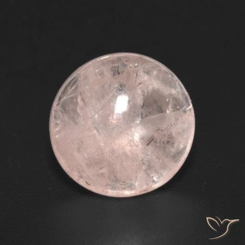 2.90ct Natural Rosa rosado Morganita, Redondo, Transparente