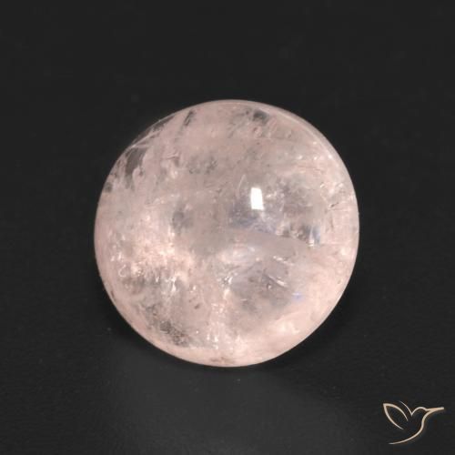 Morganita Rosa rosado natural de 2.90 ct, Redondo, Transparente
