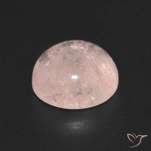 Morganita Rosa rosado natural de 2.90 ct, Redondo, Transparente