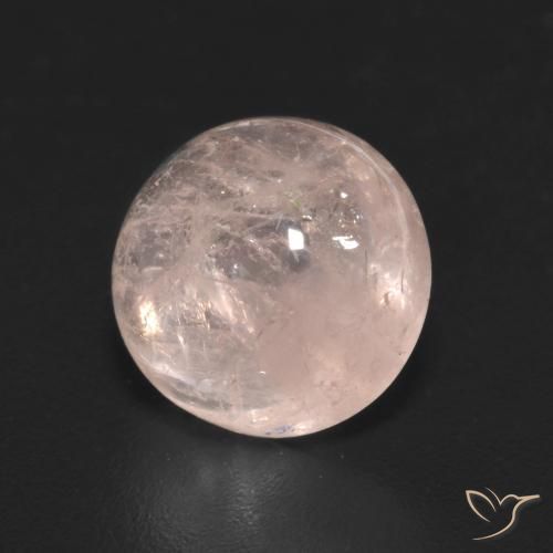 Morganita Rosado claro natural de 2.95 ct, Redondo, Transparente