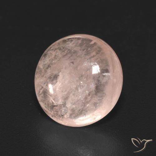 Morganita Rosado claro natural de 2.50 ct, Redondo, Transparente