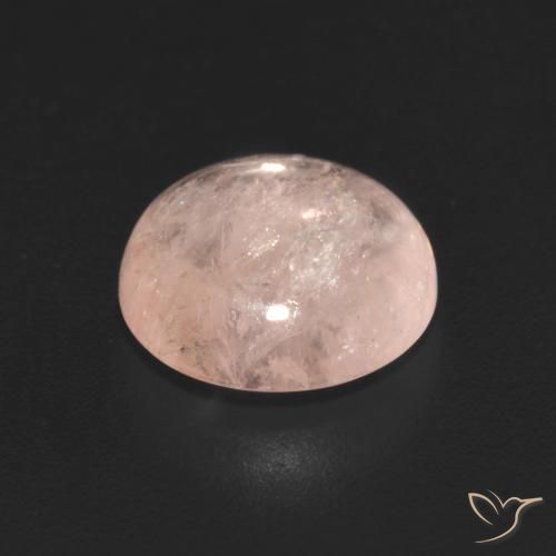Morganita Rosado claro natural de 2.50 ct, Redondo, Transparente