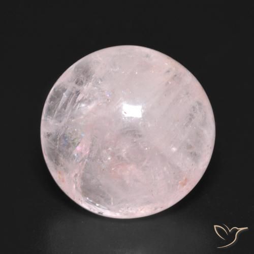 9.00ct Natural Rosado rosa muy claro Morganita, Redondo, Transparente