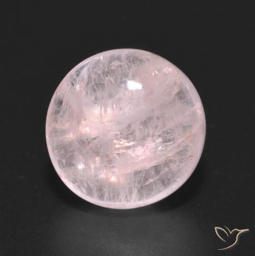 5.25ct Natural Rosado coral Morganita, Redondo, Transparente