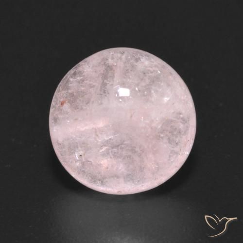 2.90ct Natural Rosado coral Morganita, Redondo, Transparente