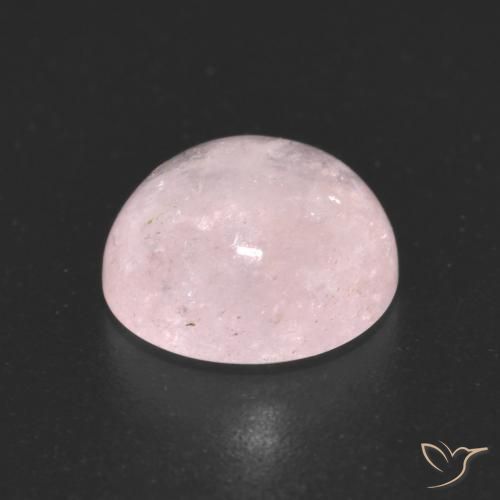 Morganita Rosado coral natural de 2.90 ct, Redondo, Transparente
