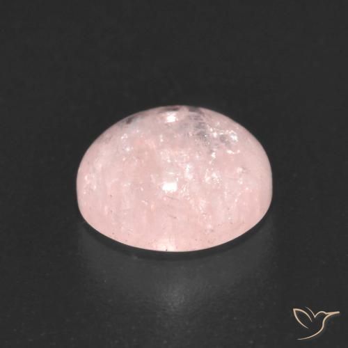 Morganita Rosado coral claro natural de 1.97 ct, Redondo, Transparente