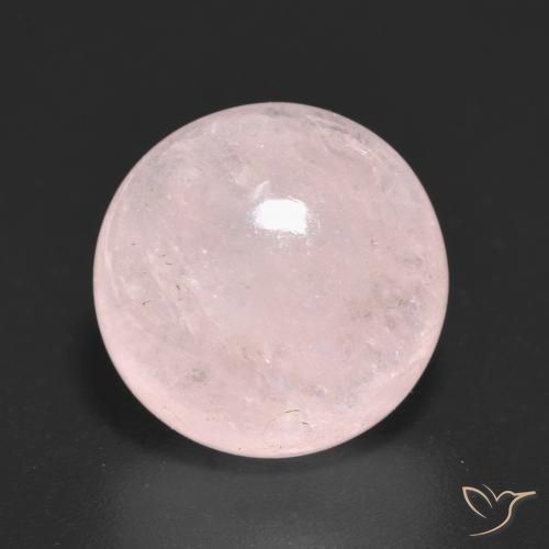 7.34ct Natural Rosado durazno claro Morganita, Redondo, Translúcido
