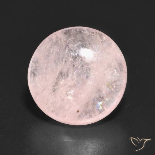 5.69ct Natural Rosado claro Morganita, Redondo, Transparente