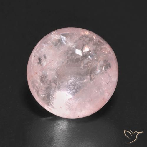 4.28ct Natural Rosado coral claro Morganita, Redondo, Transparente