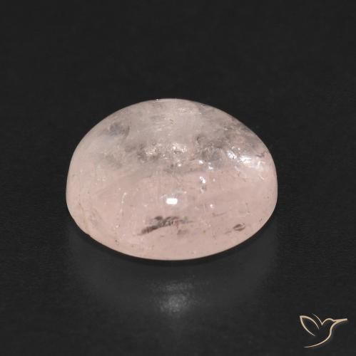 Morganita Rosado flamingo natural de 3.72 ct, Corte Redondo, Transparente