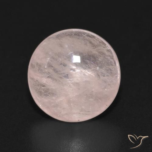 3.59ct Natural Rosado claro Morganita, Redondo, Transparente