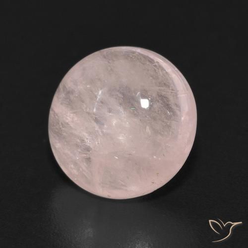 Morganita Rosado claro natural de 3.59 ct, Redondo, Transparente