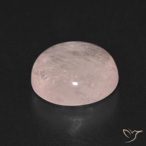 Morganita Rosado claro natural de 3.59 ct, Redondo, Transparente