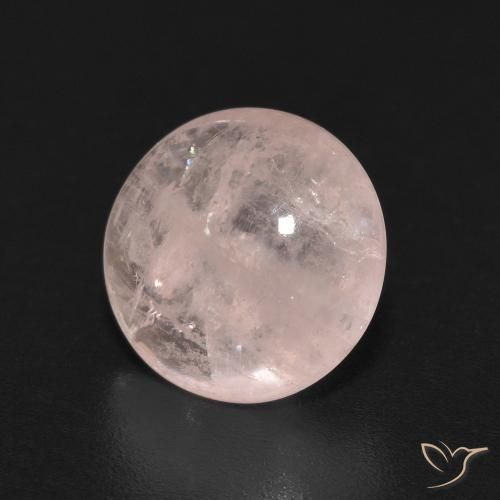 Morganita Rosado flamingo natural de 3.12 ct, Redondo, Transparente