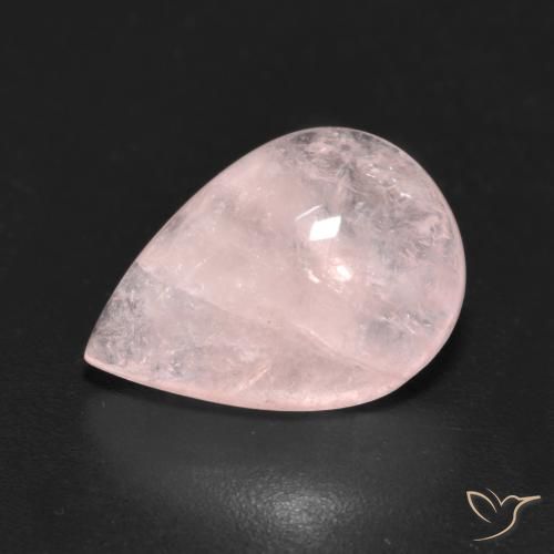 4.38ct Natural Rosado flamingo Morganita, En forma de pera, Transparente