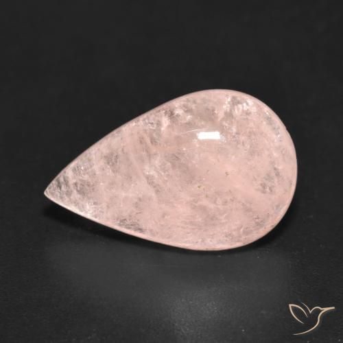 5.03ct Natural Rosado medio Morganita, En forma de pera, Transparente