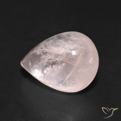 3.77ct Natural Rosado claro Morganita, En forma de pera, Transparente