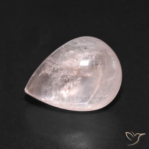 Morganita Rosado claro natural de 3.77 ct, En forma de pera, Transparente