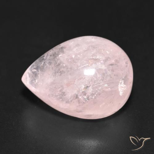 10.51ct Natural Rosado claro Morganita, En forma de pera, Translúcido