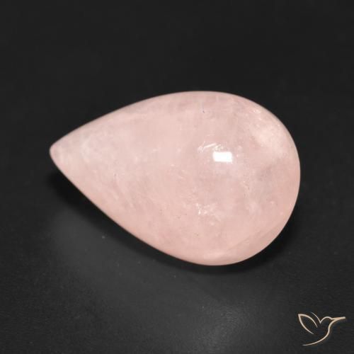 Morganita Rosado medio natural de 8.45 ct, En forma de pera, Translúcido