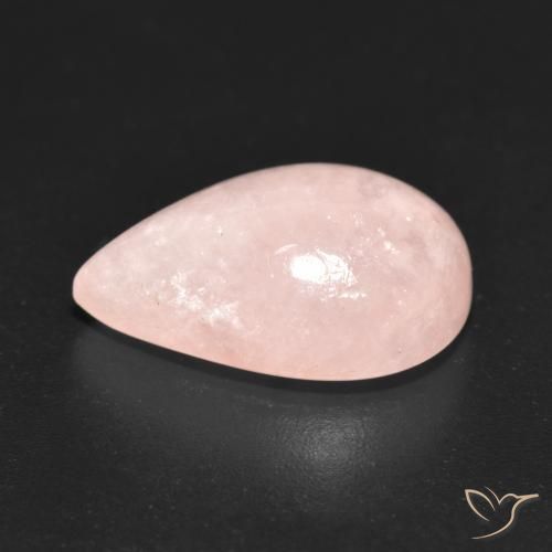 Morganita Rosado medio natural de 8.45 ct, En forma de pera, Translúcido