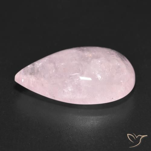 Morganita Rosa rosado natural de 10.80 ct, En forma de pera, Translúcido