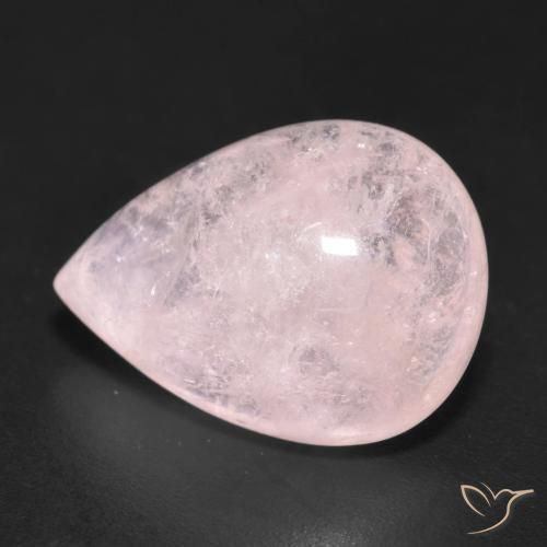 Morganita Rosado claro natural de 6.15 ct, En forma de pera, Translúcido