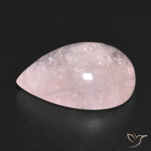 Morganita Rosado claro natural de 6.15 ct, En forma de pera, Translúcido