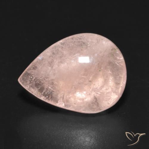 6.51ct Natural Rosado flamingo Morganita, En forma de pera, Transparente