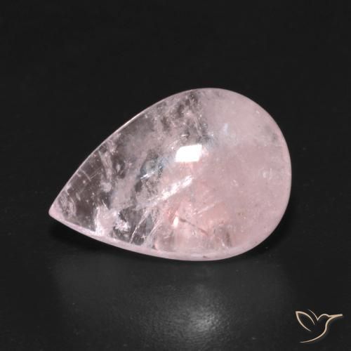 4.45ct Natural Rosa rosado morganita, En forma de pera, Transparente
