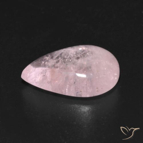 Morganita Rosa rosado natural de 4.45 ct, En forma de pera, Transparente