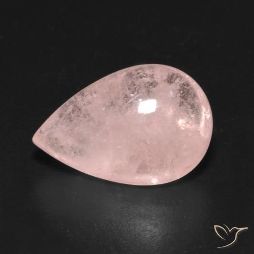 5.66ct Natural Rosado claro Morganita, En forma de pera, Transparente