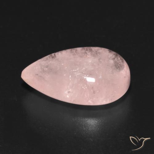 Morganita Rosado claro natural de 5.66 ct, En forma de pera, Transparente