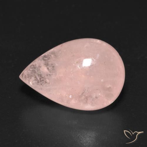 5.86ct Natural Rosado medio Morganita, En forma de pera, Transparente
