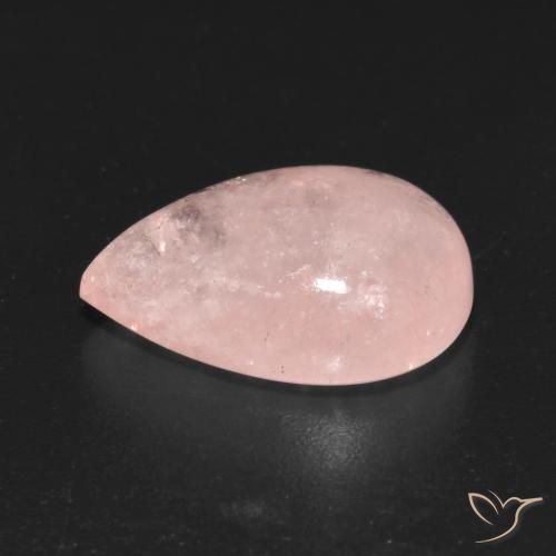 Morganita Rosado medio natural de 5.86 ct, En forma de pera, Transparente