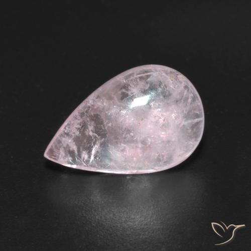 Morganita Rosado claro natural de 2.26 ct, En forma de pera, Transparente