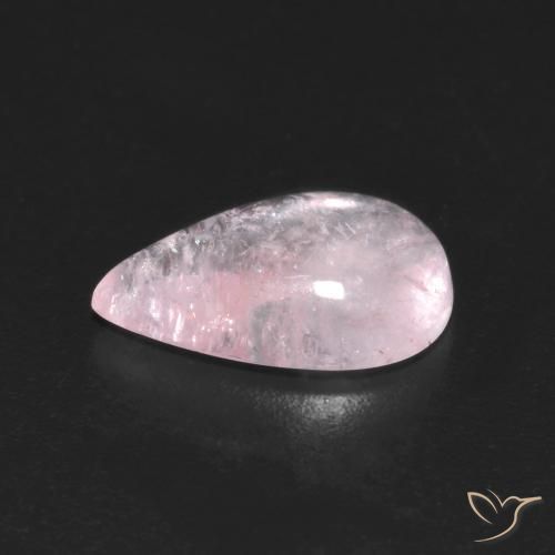 Morganita Rosado claro natural de 2.26 ct, En forma de pera, Transparente