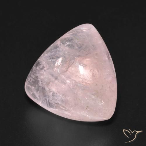 Morganita Rosado medio natural de 6.66 ct, Trillón, Transparente