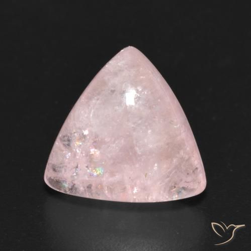 4.11ct Natural Rosado coral claro Morganita, Trillón, Transparente