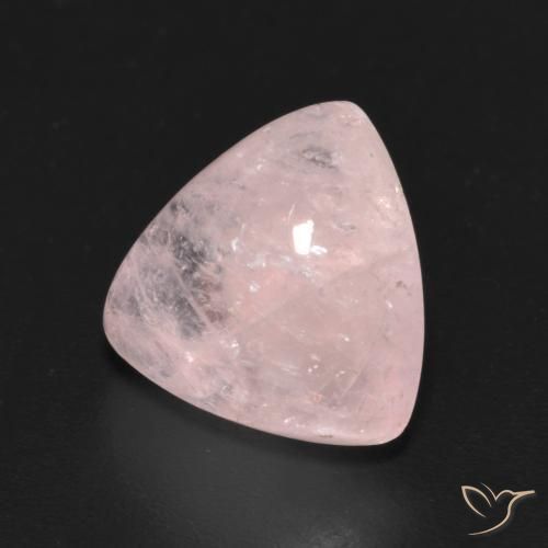 Morganita Rosado coral claro natural de 4.17 ct, Trillón, Transparente