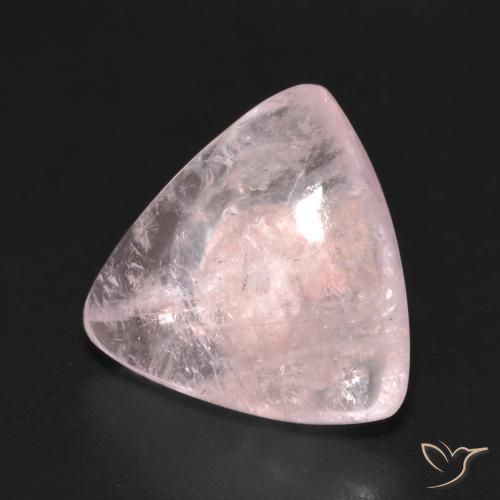 Morganita Rosado flamingo natural de 5.39 ct, Trillón, Transparente
