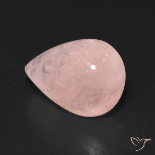 Morganita Tono rosado natural de 5.81 ct, En forma de pera, Transparente
