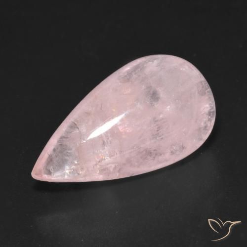 9.32ct Natural Rosa rosado morganita, En forma de pera, Transparente