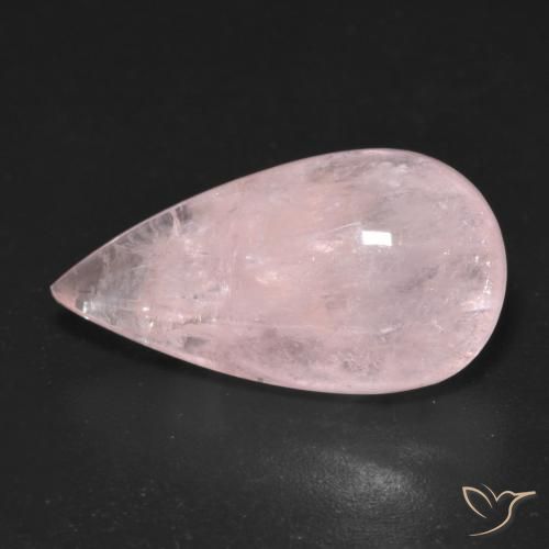 Morganita Rosa rosado natural de 9.32 ct, En forma de pera, Transparente