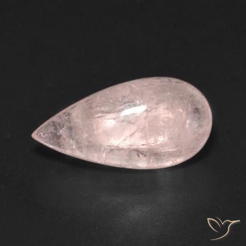 4.26ct Natural Rosado claro Morganita, En forma de pera, Transparente
