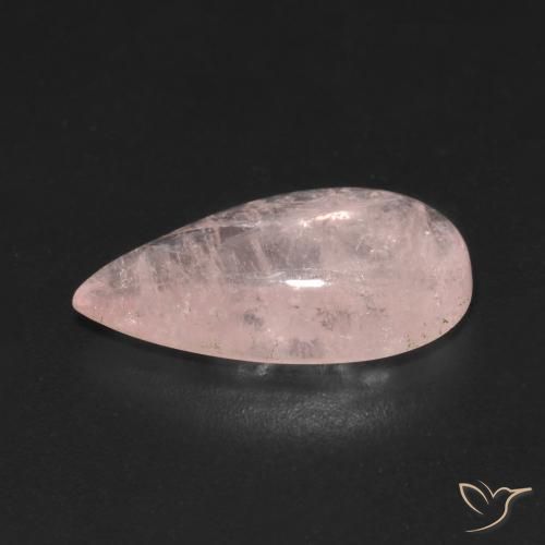 Morganita Rosado claro natural de 4.26 ct, En forma de pera, Transparente