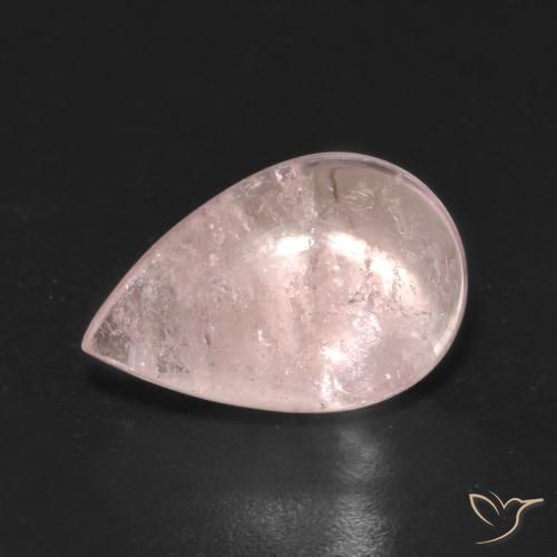 4.31ct Natural Rosado claro Morganita, En forma de pera, Transparente