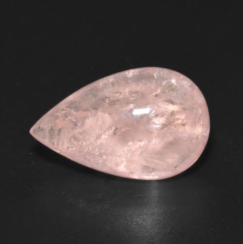 Morganita rosa natural de 5,61 ct, en forma de pera, transparente