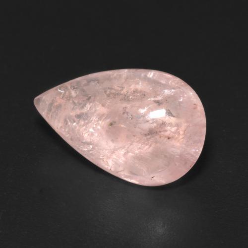 Morganita rosa natural de 5,61 ct, en forma de pera, transparente